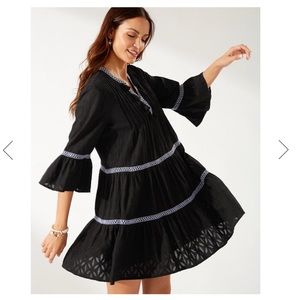 Tommy Bahama Jacquard Tiered Dress